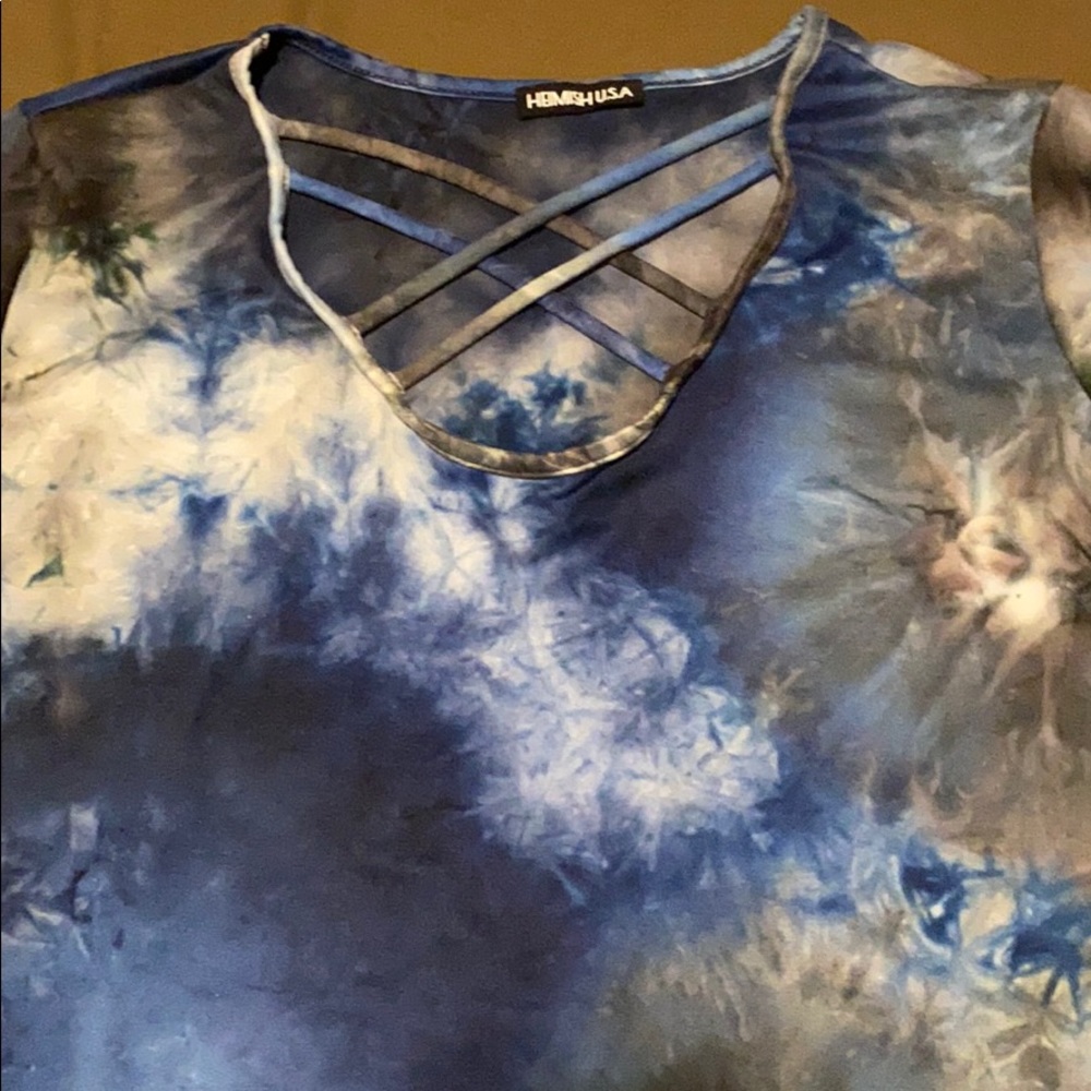 Super soft tie dye top